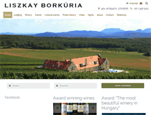 Tablet Screenshot of liszkay.com